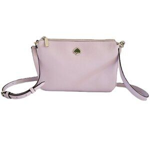 Kate Spade KL806 Kayla Pebbled Leather Small Triple Compartment Crossbody Frozen